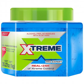 XTREME HAIR GEL 35.26OZ 6/CS BLUE-08113